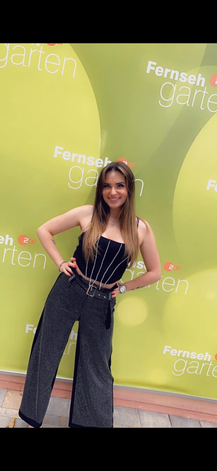 Ein Fotomoment beim ZDF-Fernsehgarten